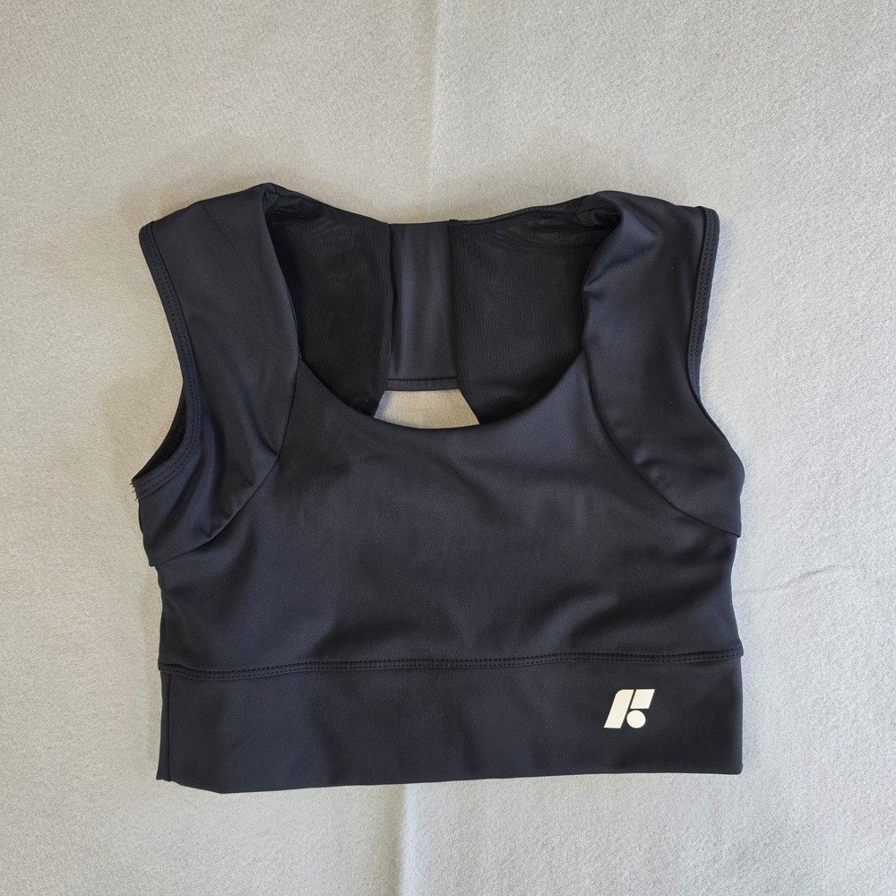 Forme Power Bra Posture Corrector Sports Bra Large Athleisure Activewear Black